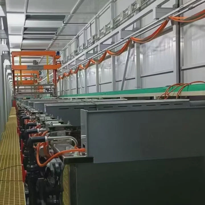 Automatic Jig Electroplating Line For Copper Nickel & Chrome