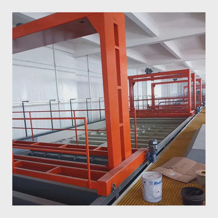 Rack Type Zinc Plating Line For Metal Parts