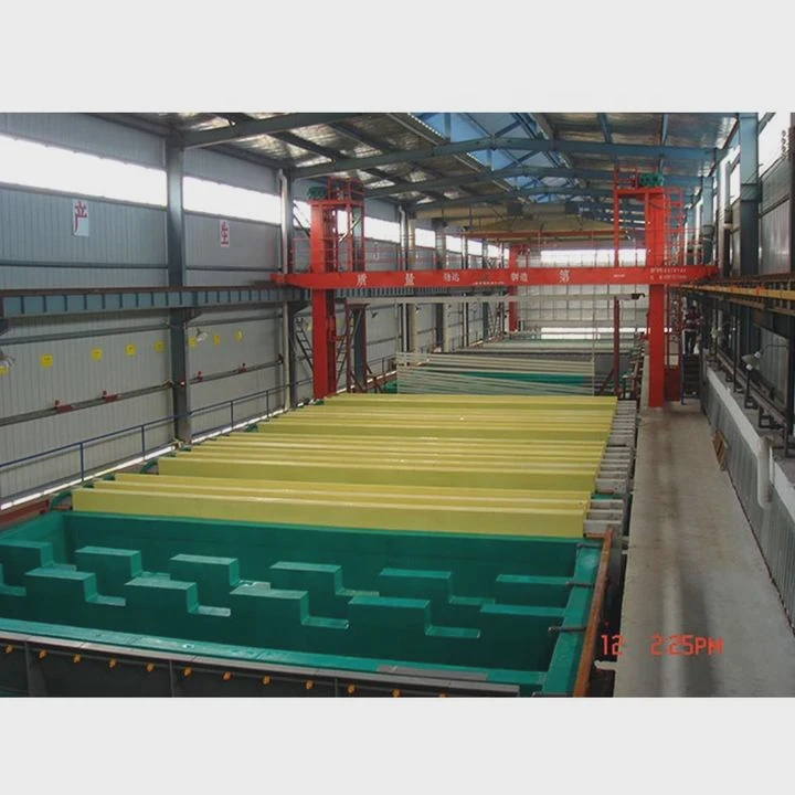 Durable Hot Sell Automatic Aluminium Anodizing Plating Line