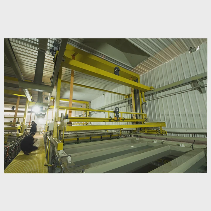 Rack Type Electroplating Line With Barrel Plating