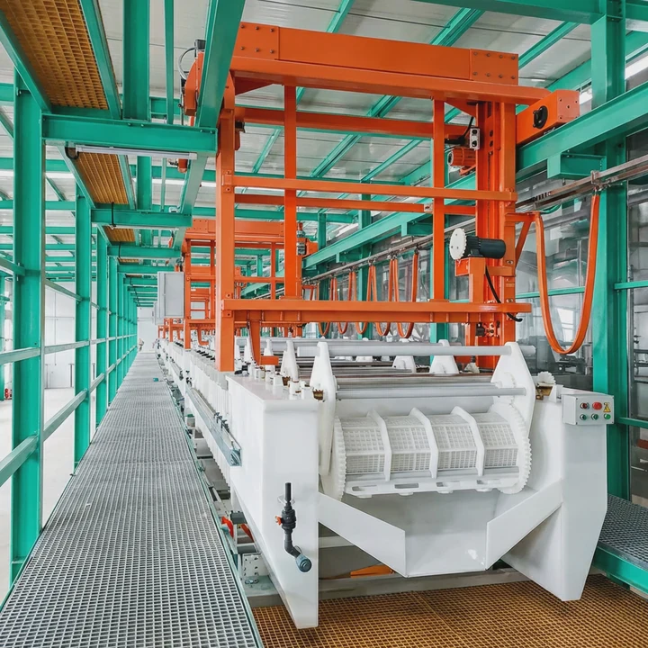 Automatic Barrel Zinc Plating Line For Bolts & Nuts