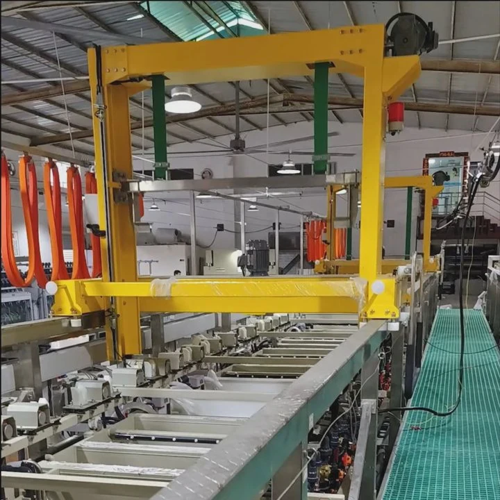 Auto Zinc Chrome Plating Line High Capacity